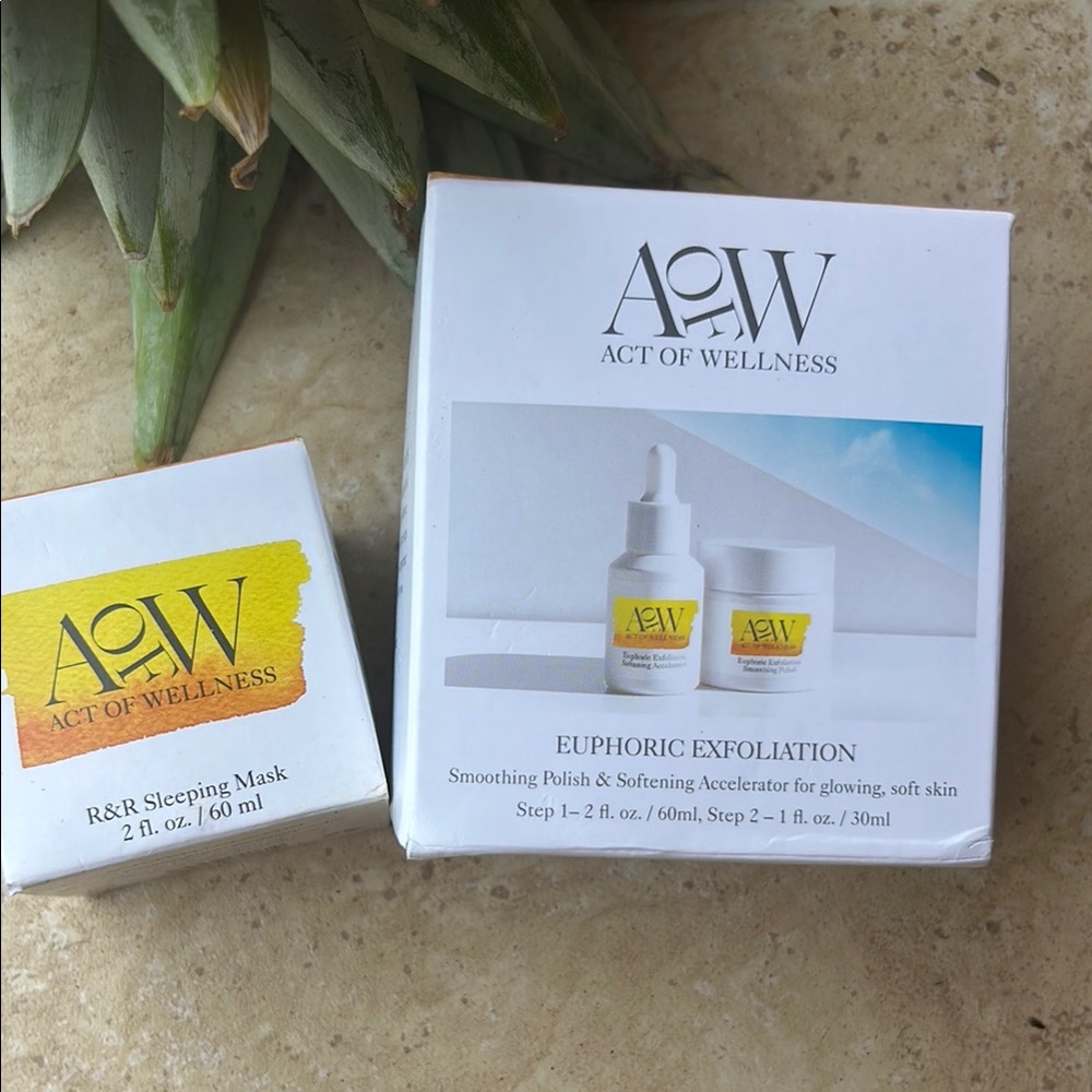 Euphoric Exfoliation Skincare Mask Set - White and Yellow